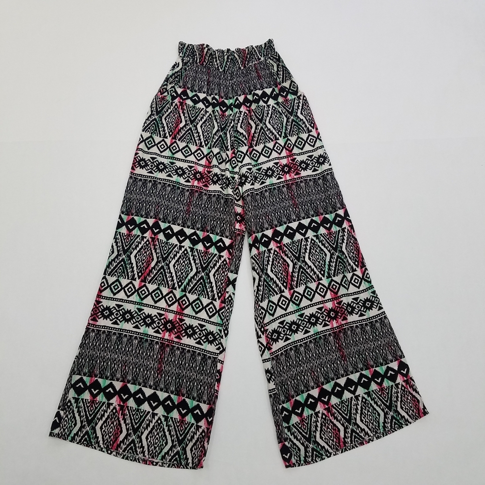 Hot Tempered Smocked Waistband Wide Leg Pants